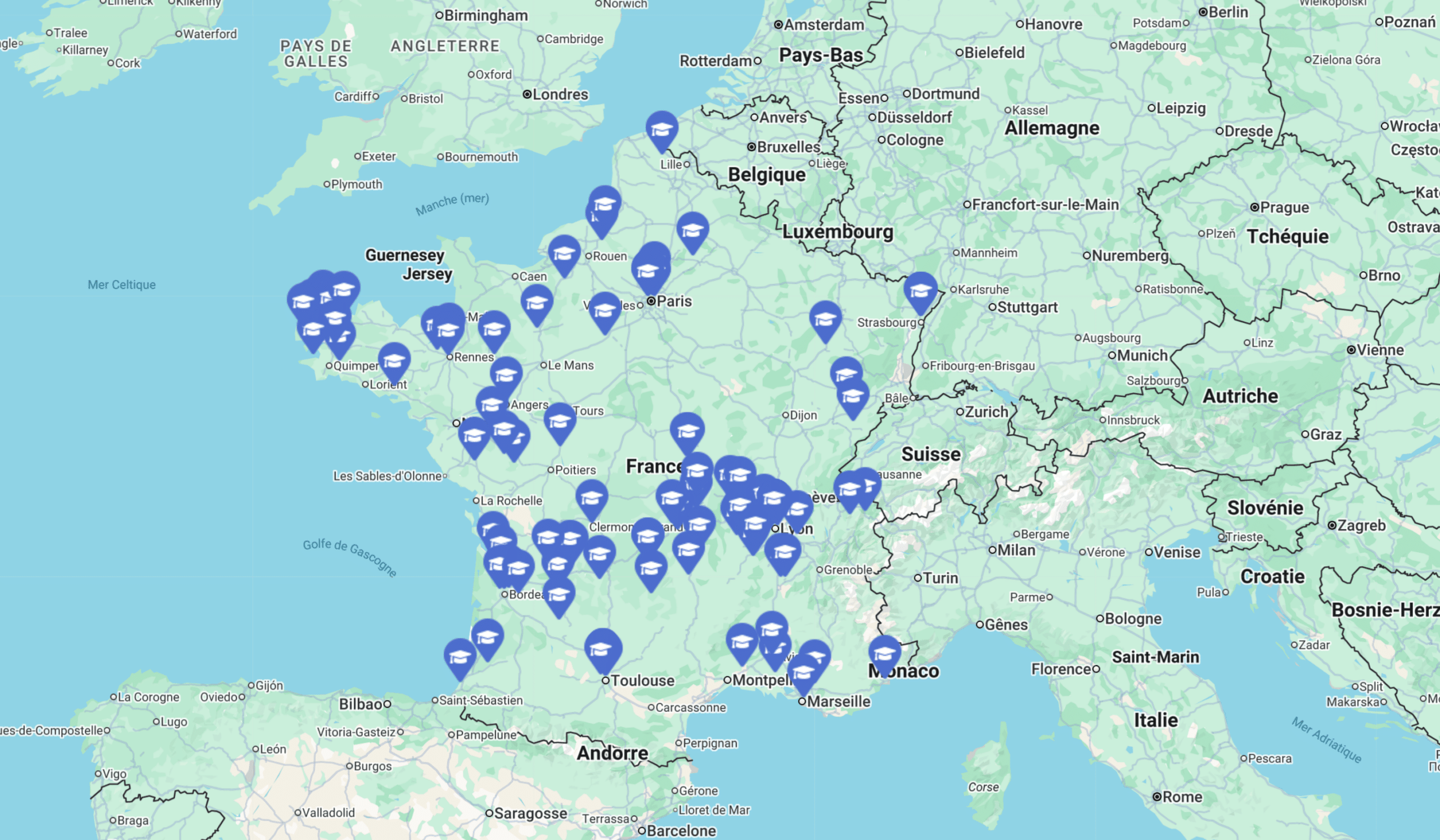 maps scaled